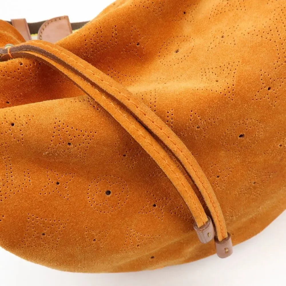 Louis Vuitton Monogram Onata GM Suede Hobo Bag Orange